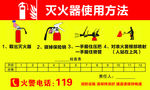 灭火器使用方法.