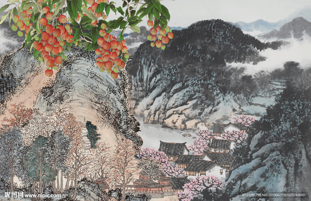 国画背景