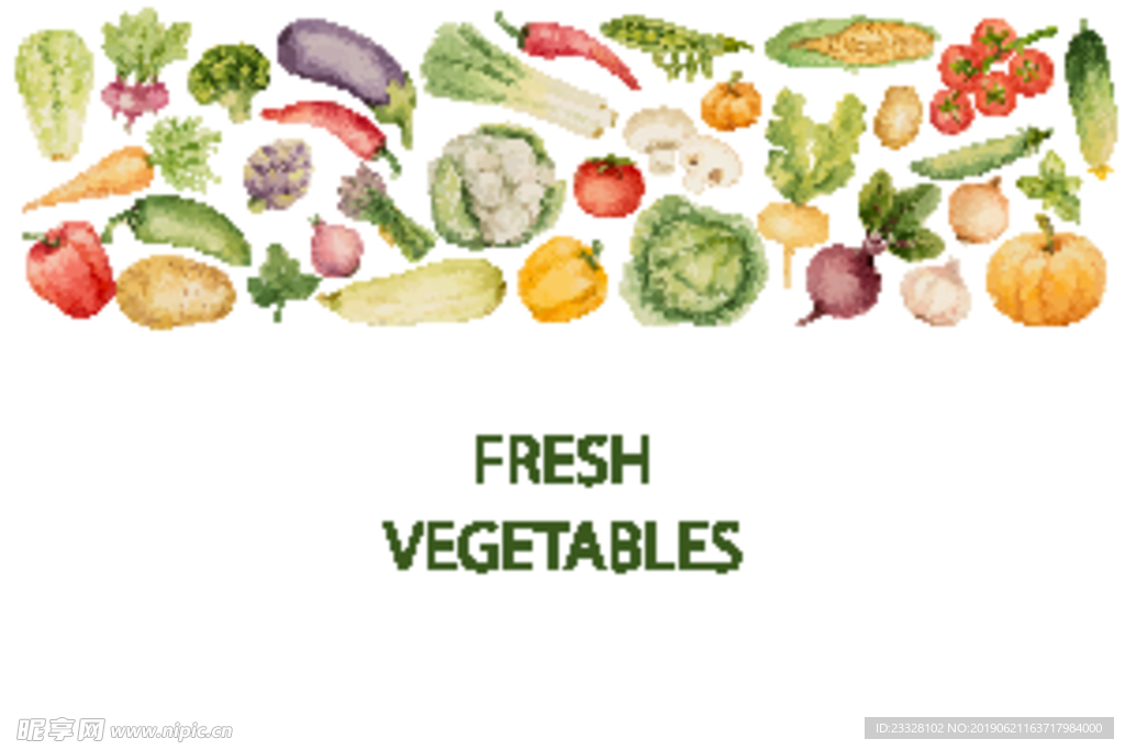 有机蔬菜标签
