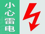 小心雷电