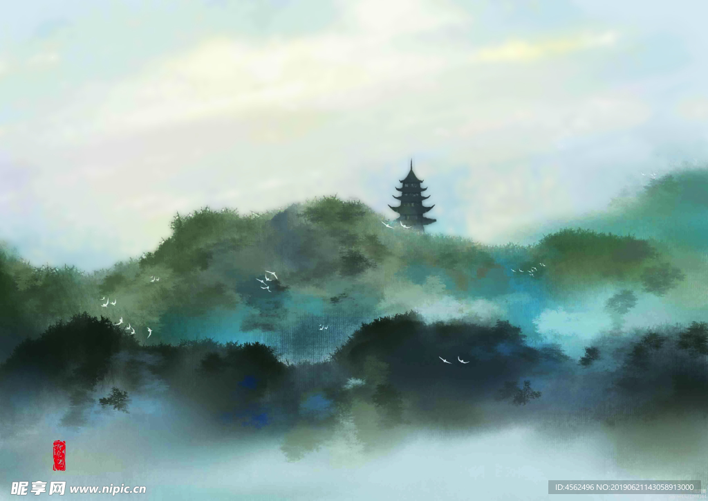 国风插画
