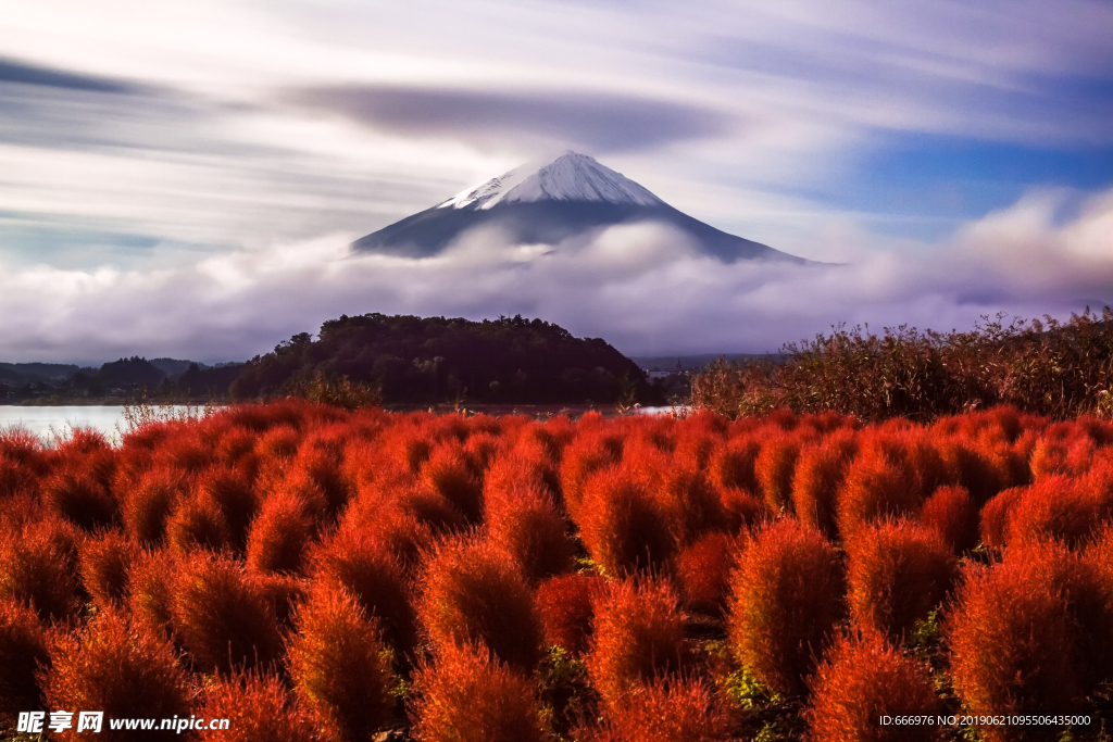 秋天富士山