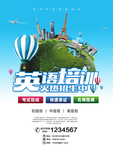 英语培训海报