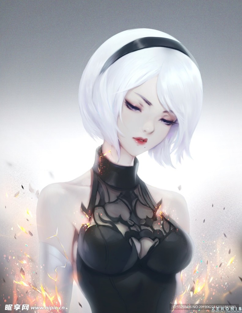 卡通女孩插画背景