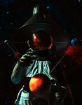 宇航员宇宙星球