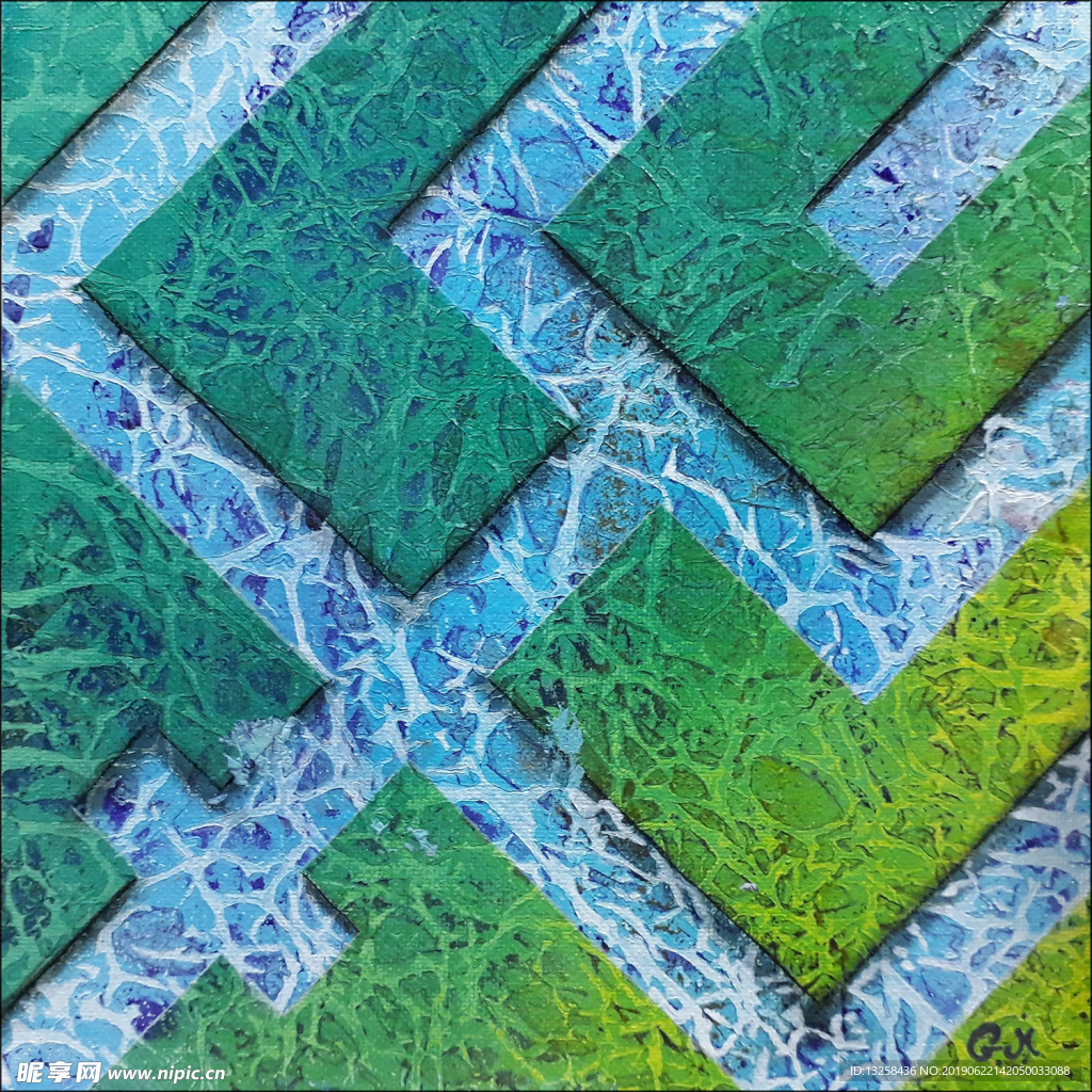 彩色几何渐变背景