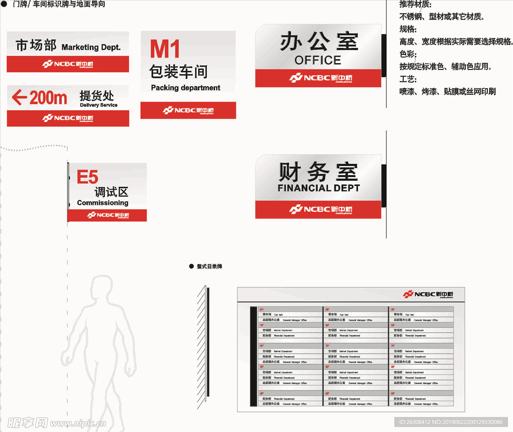 标牌 指示牌 企业 VI导视