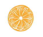 水果 橙子 橘子 柠檬 果片