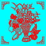花篮剪纸