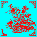 花篮剪纸