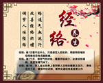 经络养生海报