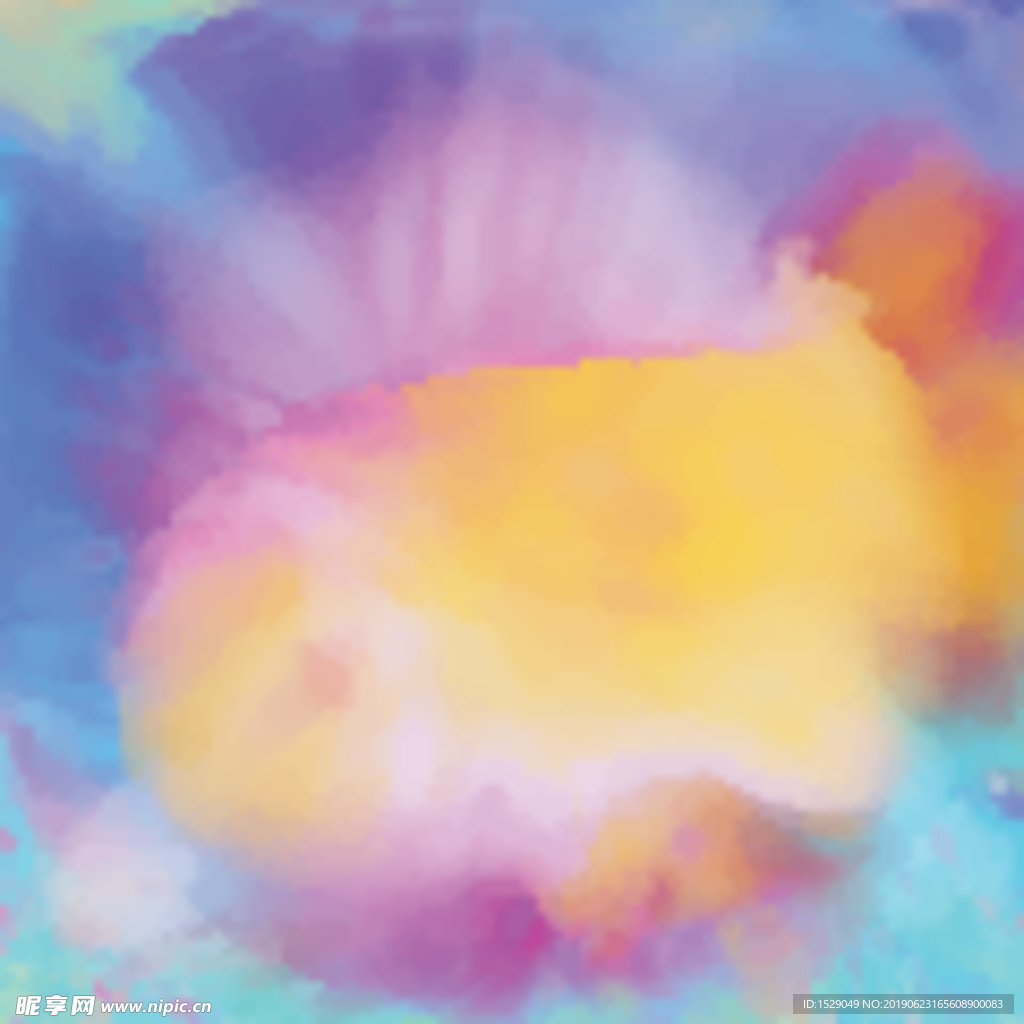 水彩底纹
