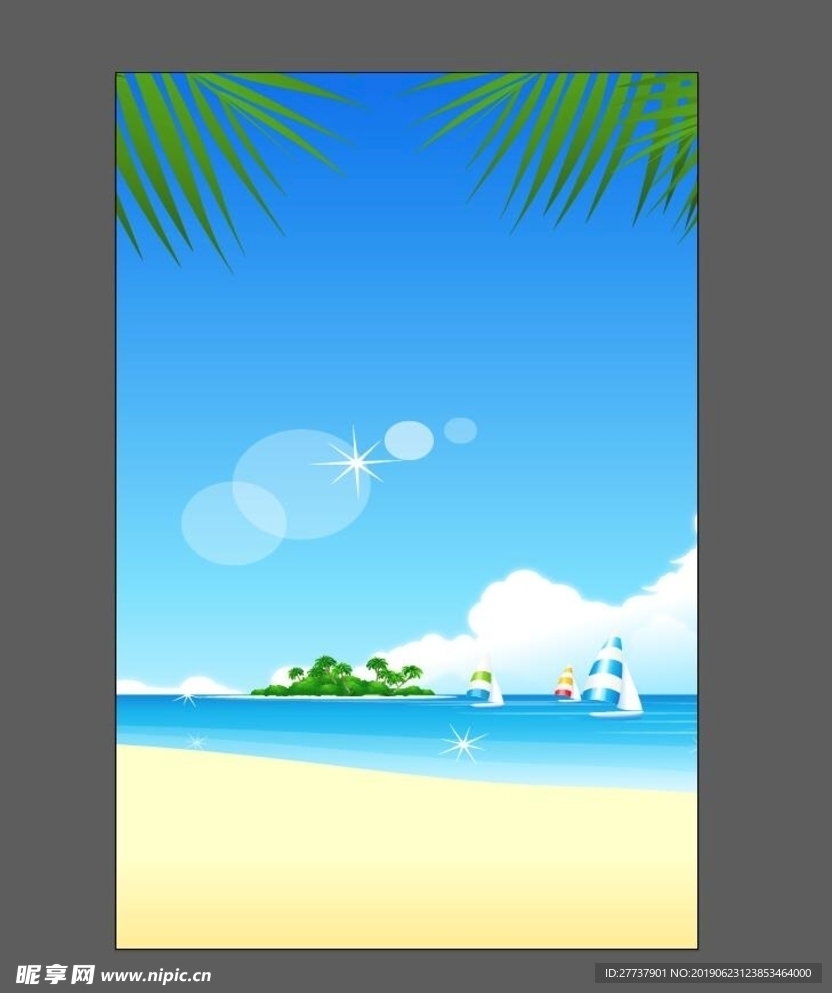 海滩背景