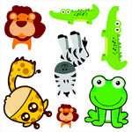 矢量卡通动物图