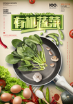 生鲜有机蔬菜精品宣传海报