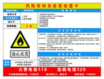 卷烟仓库风险告知及应急处置卡