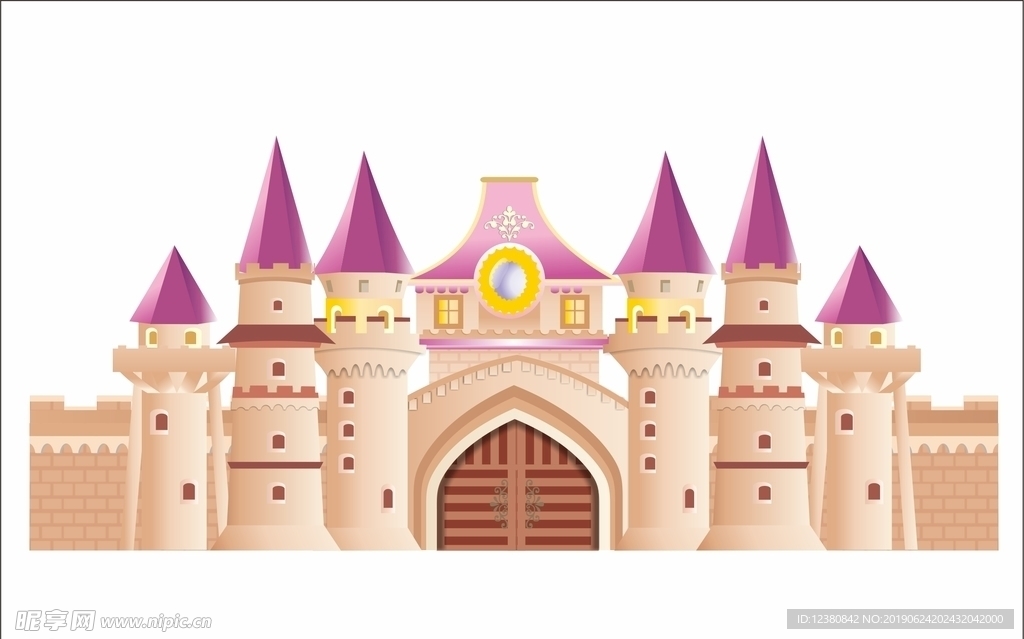 儿童城堡设计图平面图图片