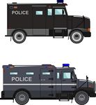 卡通警车
