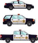 卡通警车