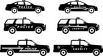 卡通警车