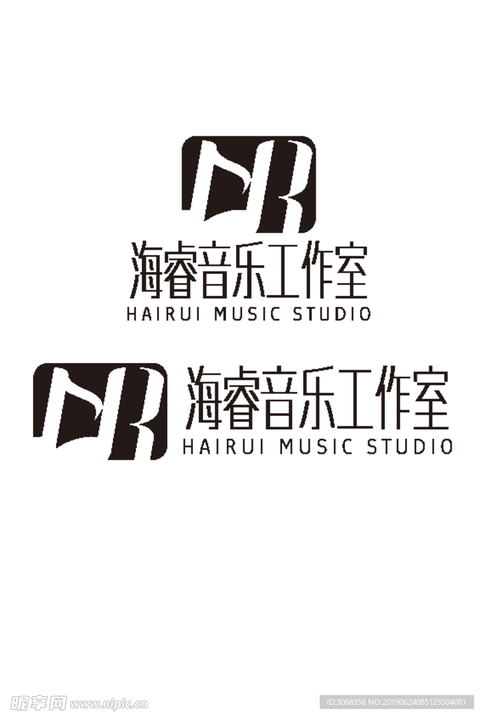 音乐工作室logo