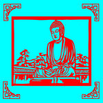 佛祖剪纸