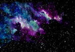 璀璨星空渐变背景