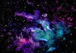 矢量颜色渐变斑点星光背景
