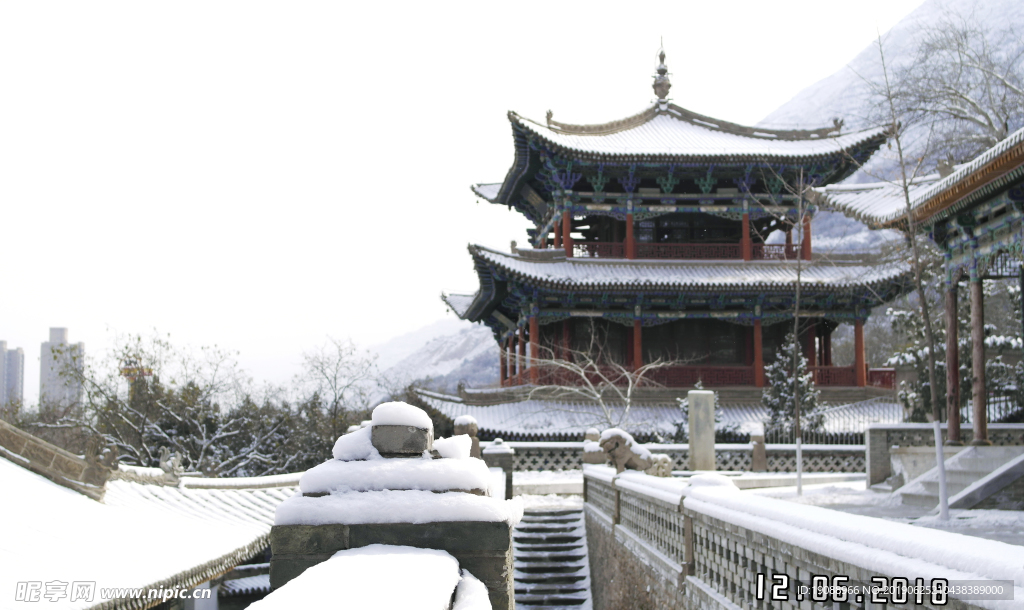 兰州五泉山 万源阁