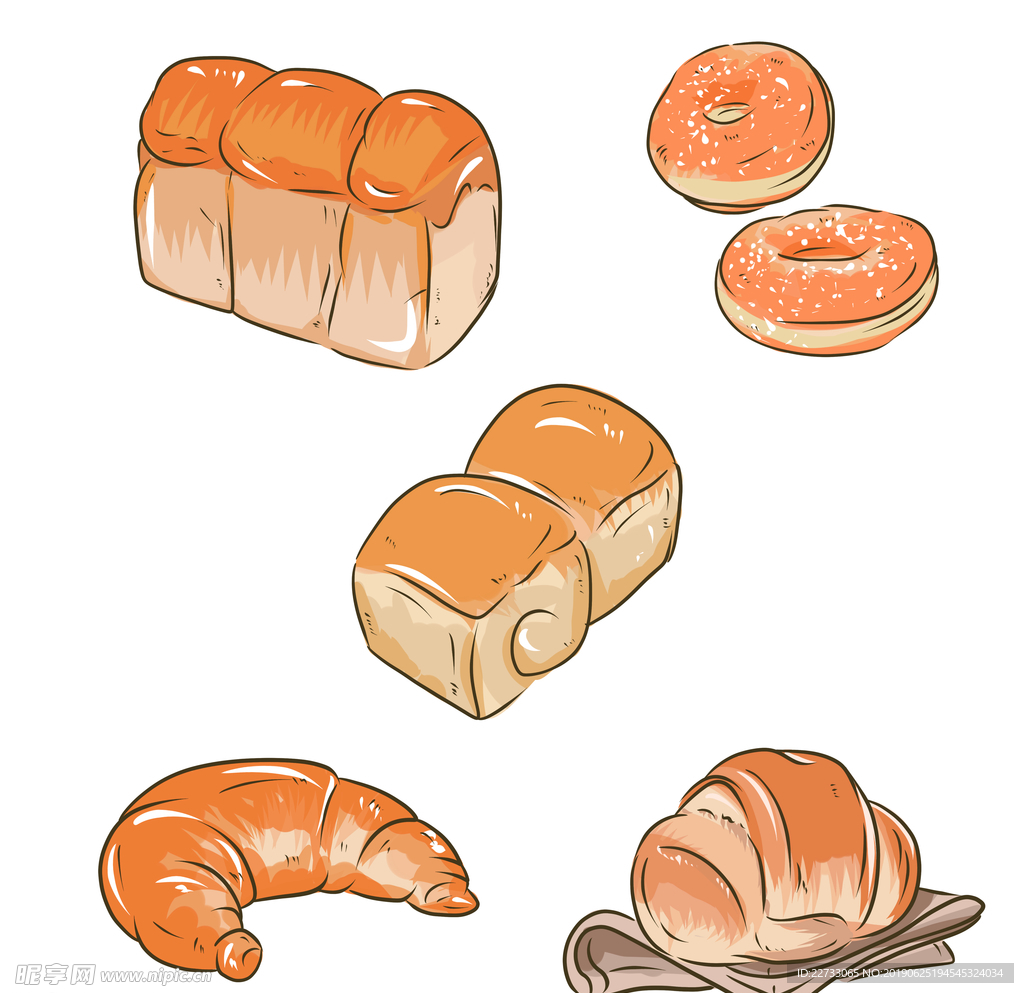 面包饼干