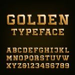黑金字母数字