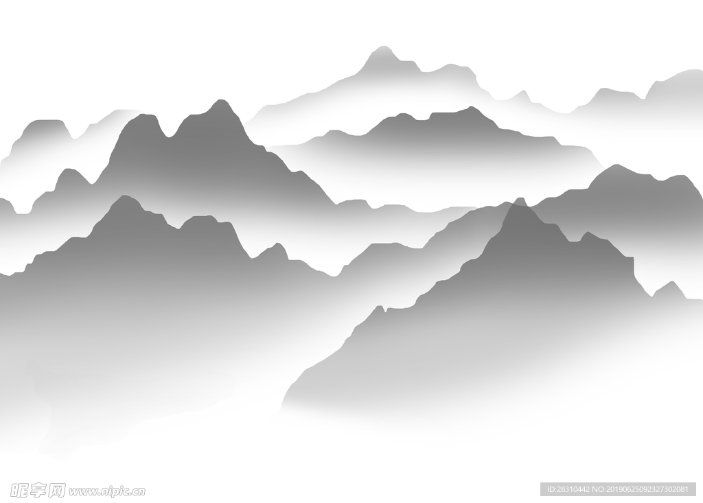水墨山水画