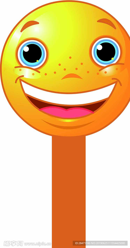 笑脸举牌