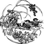 鸳鸯戏水图