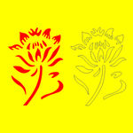 小花 窗花  雕花   中国风