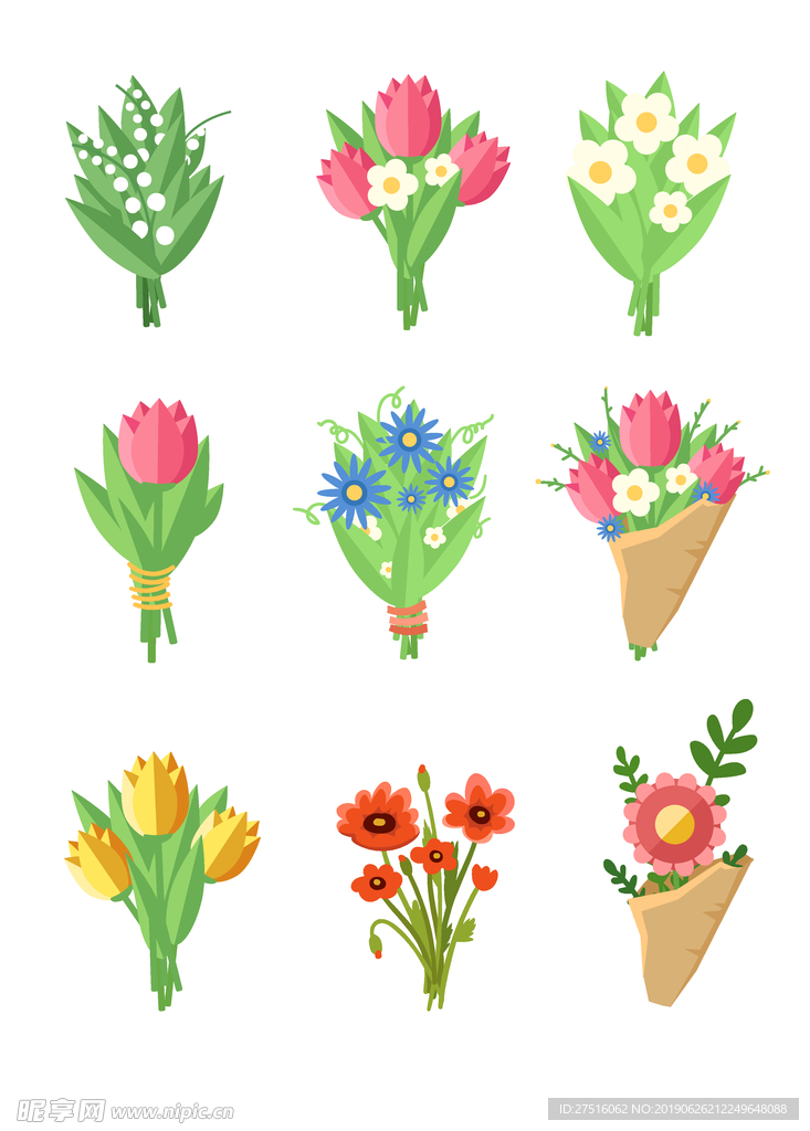 卡通花束大全