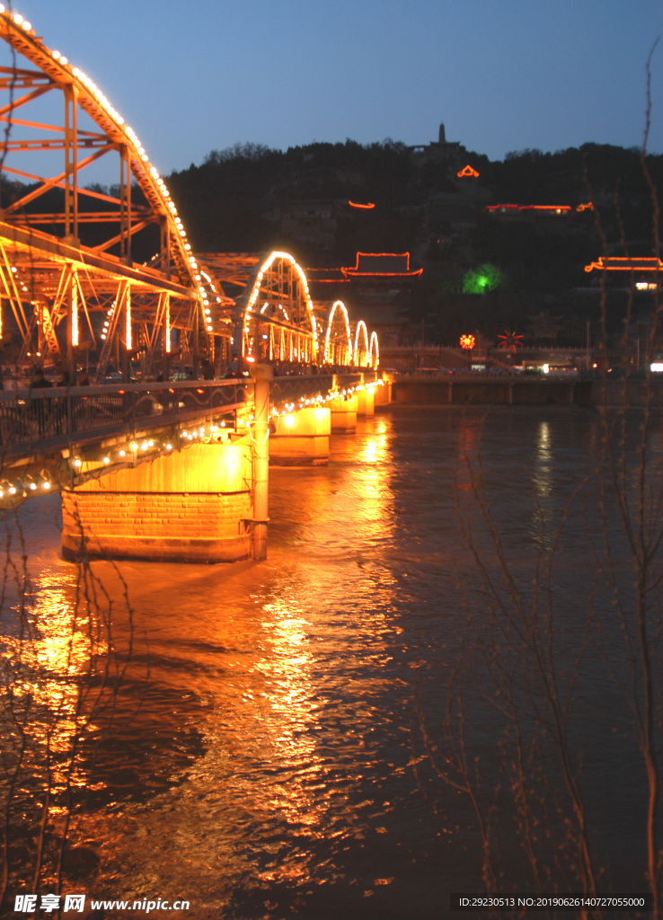 中山桥夜景