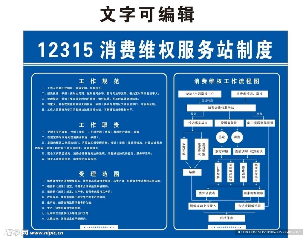 12315 消费维权服务站制度