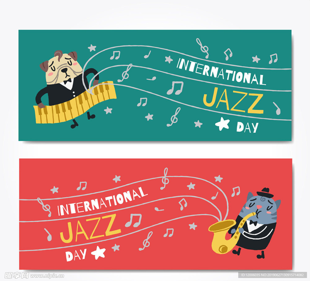 2款国际爵士乐日banner