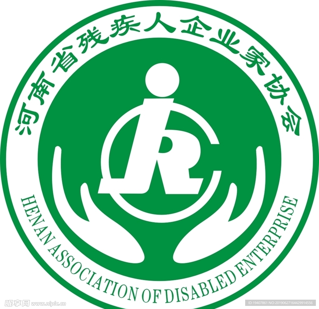 logo 标志 残疾人协会