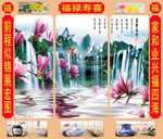 冰晶中堂画