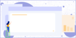 小清新商务科技数据统计背景