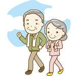 老人跑步