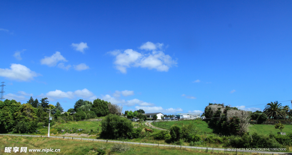 奥克兰小镇风景