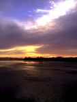 奥克兰海滨黄昏风景