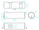 园锥破零件废气管原件图纸图片