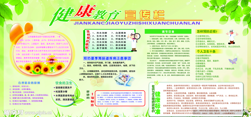 健康教育宣传栏