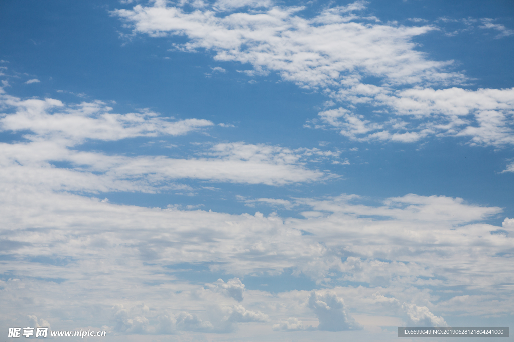 蓝天 白云 晚霞