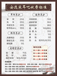 收费项目提示