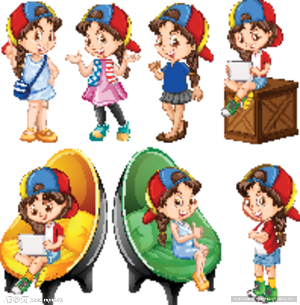 卡通儿童素材